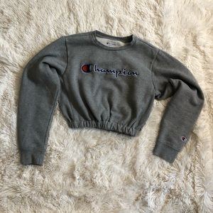 Champion crop sweater